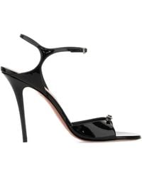AMINA MUADDI - 105Mm Adut Leather Sandals - Lyst