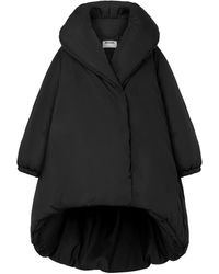 Moschino - High Collar Down Coat - Lyst
