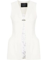 Mugler - Corseted Pierced Vest - Lyst