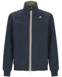 K-Way - Wendbare Arsene Jacke Mit Logo-Patch - Lyst