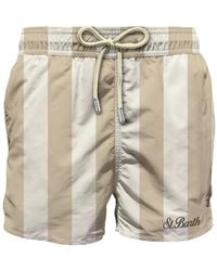 MC2 Saint Barth - Syros Striped Drawstring Swim Shorts - Lyst