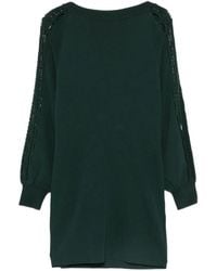 Liu Jo - Cut-Out Bead-Embellished Mini Dress - Lyst