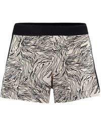 Aubade - Smocky Night Tiger-Print Silk Shorts - Lyst