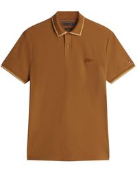 Tommy Hilfiger - Embroidered-Logo Cotton Polo Shirt - Lyst