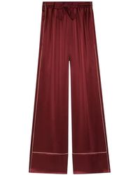 ROKSANDA - Nael Piping-Detail Palazzo Trousers - Lyst