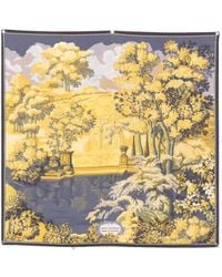 Inoui Edition - Landscape-Print Silk Scarf - Lyst