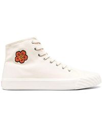 KENZO - School Canvas Sneakers - Lyst