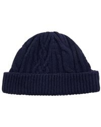 John Smedley - Bonnet Emerya En Maille Torsadée - Lyst