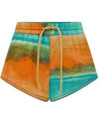 Donde Esteban - Formentera Cotton-Voile Shorts - Lyst