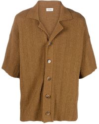 Nanushka - Knitted Short-sleeve Shirt - Lyst