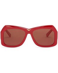Marni - Sonnenbrille Mit Geometrischem Gestell - Lyst