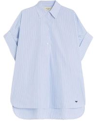 Weekend by Maxmara - Camisa a rayas con manga corta - Lyst