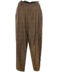 Uma Wang - Priya Hose mit geometrischem Muster - Lyst