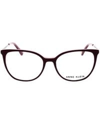 Anne Klein - Cat-Eye Frame Glasses - Lyst