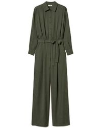 Twinset - Stud-Embellished Twill Jumpsuit - Lyst