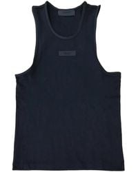 Fear Of God - Logo-Appliqué Cotton Tank Top - Lyst