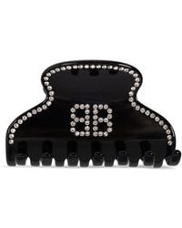 Balenciaga - Monogram-Embellished Hair Clip - Lyst