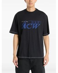 A_COLD_WALL* - Serif Topstitch T-Shirt - Lyst