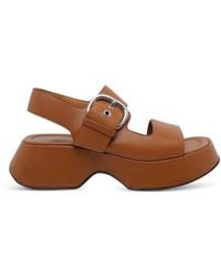 Vic Matié - Thelma Sensory Leather Sandals - Lyst