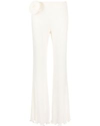 Magda Butrym - Floral-detail Flared Trousers - Lyst