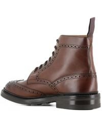 Tricker's - Stow Country Wingtip Brogue Ankle Boots - Lyst