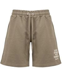 FAMILY FIRST - Graphic-Detail Drawstring Shorts - Lyst