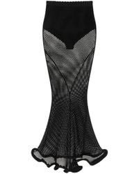 Givenchy - Kickback Midi-Rok Met Ruches - Lyst