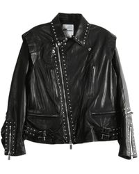 Noir Kei Ninomiya - Stud-Embellished Ruffled Jacket - Lyst