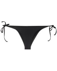 Moschino - Logo Print Side-tie Bikini Bottoms - Lyst