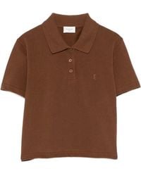 Saint Laurent - Cotton Polo Shirt - Lyst