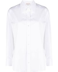 Alexander McQueen - Long-sleeved Cotton Shirt - Lyst
