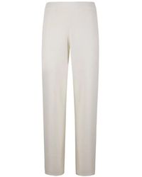 Majestic Filatures - Fine-Knit Elasticated Trousers - Lyst