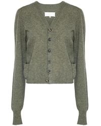 Maison Margiela - Wool V-Neck Cardigan - Lyst
