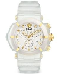 Versace - V-Real Active Chrono 45Mm - Lyst
