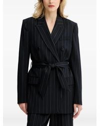 Rag & Bone - Pinstripe Double-Breasted Blazer - Lyst