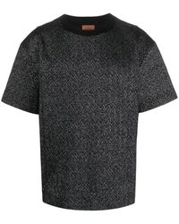 Missoni - Zig-zag Pattern Wool-blend T-shirt - Lyst