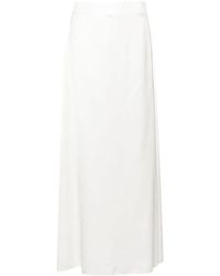 Peserico - Satin Maxi Skirt - Lyst