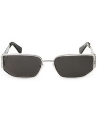 Off-White c/o Virgil Abloh - Arrows-Motif Geometric-Frame Sunglasses - Lyst