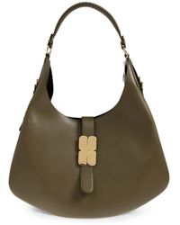 Ganni - Butterfly-Plaque Shoulder Bag - Lyst