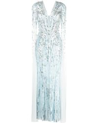 Jenny Packham - Planelto Sequin-embellished Maxi Dress - Lyst