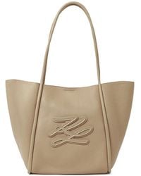 KARL LAGERFELD - Medium K/Autograph Tote Bag - Lyst