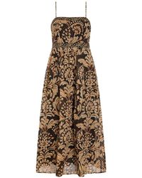 Marie Oliver - Seana Floral-Print Cotton Dress - Lyst
