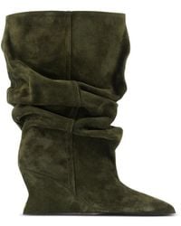 Balmain - Wedge Ankle Boots - Lyst