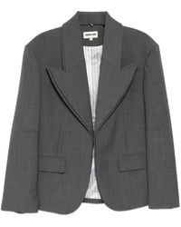 ShuShu/Tong - Blazer Met Puntige Revers - Lyst