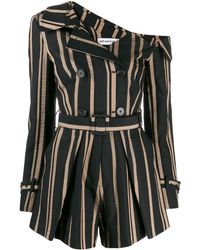 self portrait tailored crepe playsuit