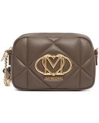 Love Moschino - Quilted Logo-Detail Cross Body Bag - Lyst
