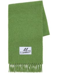 Marni - Schal mit Logo-Patch - Lyst