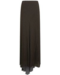 Philosophy Di Lorenzo Serafini - Polka-Dot Asymmetric Long Skirt - Lyst