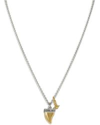 Vivienne Westwood - Shark Tooth Pendant Necklace - Lyst