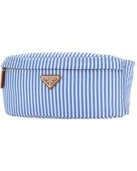 Prada - Striped-Pattern Belt Bag - Lyst
